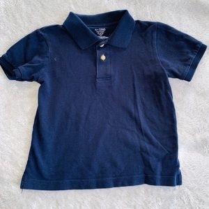 Blue polo shirt